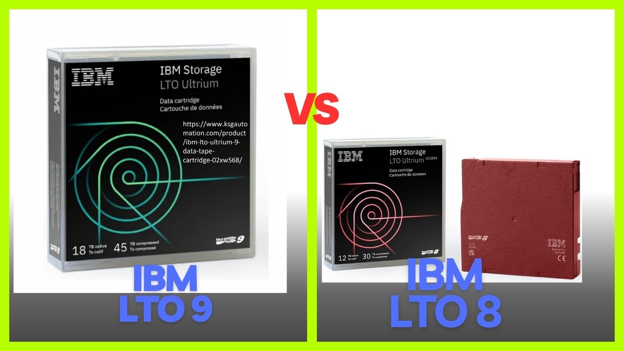 IBM LTO 9 Vs. IBM LTO 8