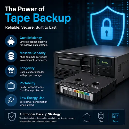 The power of tape backup