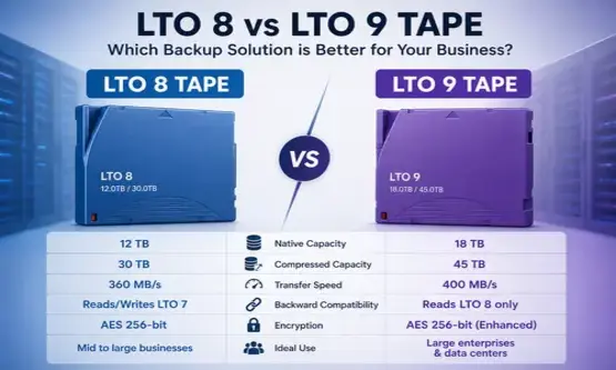 LTO 8 vs LTO 9 comparison