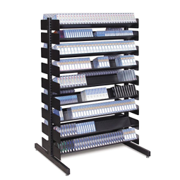 54” Single Sided Data Tape and Hard Drive Storage Rack (P048-00101)