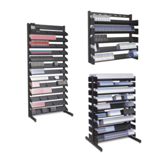 Data Tape and Hard Drive Storage Racks